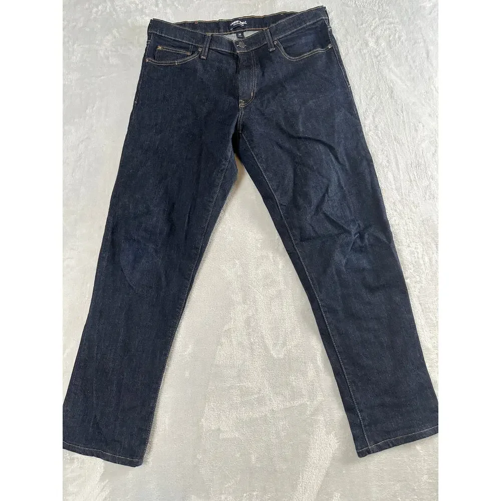 Lands’ End Men’s 5 Pocket Denim Jeans – Traditional Fit – Size 35